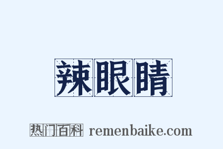 辣眼睛是什么意思的图片